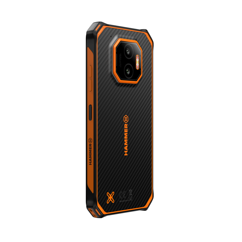 Hammer | Energy X2 | Black/Orange | 6.1 " | IPS | 1560 x 720 pixels | Mediatek | Dimensity 6300 | Internal RAM 8 GB | 256 GB | microSD | Dual SIM | 4G | 5G | Main camera resolution 50 MP | Android | 15 | 5000 mAh