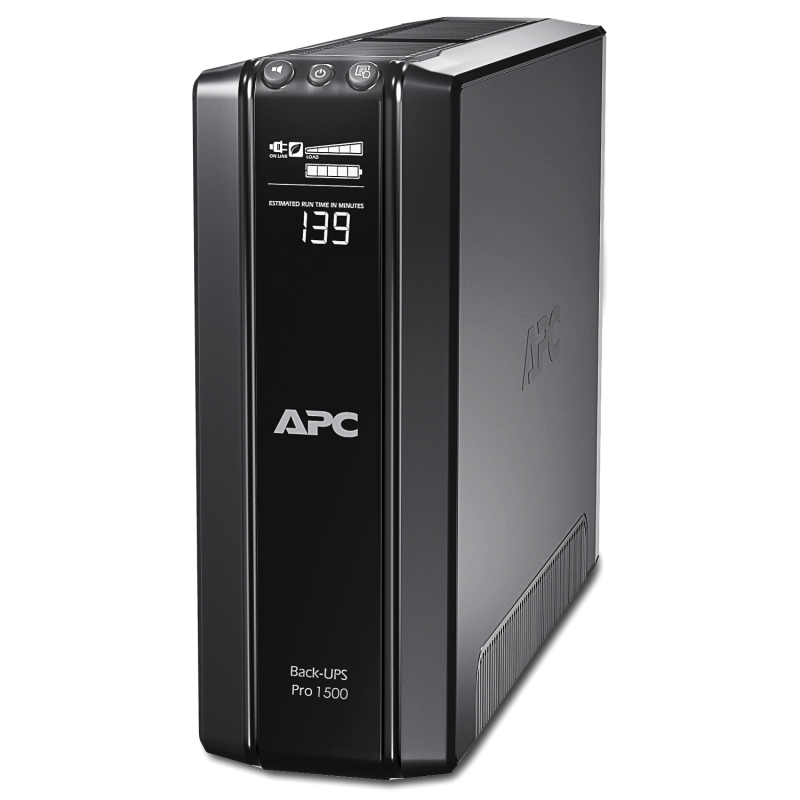 Schneider Electric APC Back-UPS Pro, tornis, 10x IEC C13 ligzdas, AVR, LCD, lietotājam aizstājama akumulators | BR1500GI | 1500 VA | 865 W | 230 V