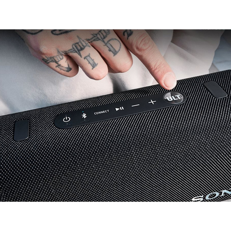 Sony | Skaļrunis | Ūdensizturīgs | Bluetooth | Bezvadu savienojums | ULT FIELD 5 dB | Pārnēsājams | Melns