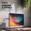 Digitus Desk Mount | Leņķa regulēšana, rotācija, pagriešana | Viena ekrāna statīvs | 35" | Maksimālais svars (kapacitāte) 10 kg | Balts