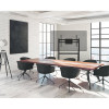 Neomounts Floor stand | FL50-525BL1 TV trolley | Adjustable Height | 55-86 " | Maximum weight (capacity) 76 kg | Black