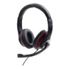 Gembird | Stereo headset | MHS-03-BKRD | On-Ear | Built-in microphone | 3.5 mm