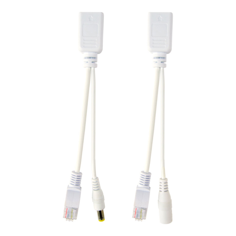 Cablexpert | PP12-POE-0.15M-W | 0.15 m | Balts | UTP pasīvā PoE adaptera komplekts