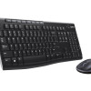 Logitech MK270 | Keyboard and Mouse Set | Wireless | US | Black