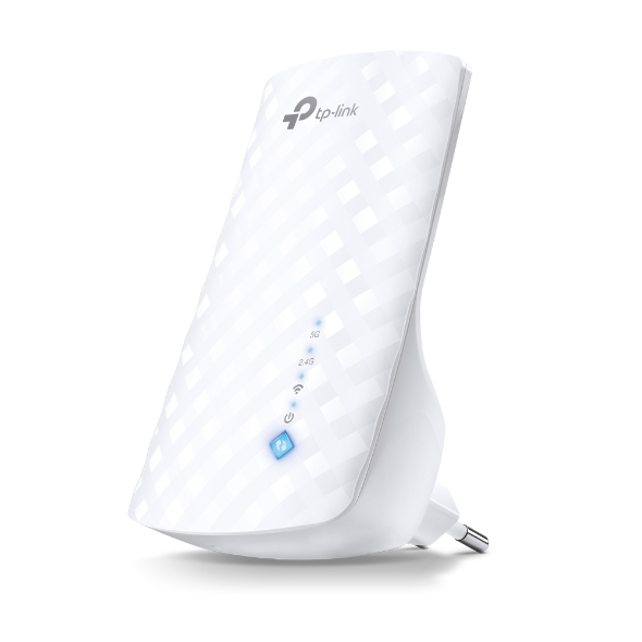 TP-LINK | Extender | RE190 | 802.11ac | 2.4GHz/5GHz | 300+433 Mbit/s | MU-MiMO Nav | nav PoE | Antena tips 3 omni-directional