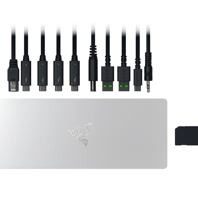 Razer Desktop RGB Dock for Multiple Devices and Displays | Thunderbolt 5 Dock