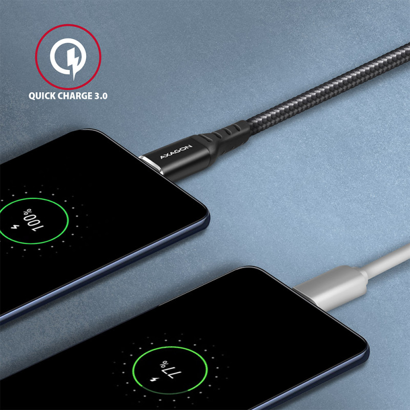 AXAGON | Data and charging USB 2.0 cable, 1 m | BUCM-AM10AB | USB-C to USB-A