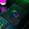 Razer | Bezvadu uzlādēšanas spēļu peles paliktnis un diska spole, Hard Edition | HyperFlux V2 bezvadu uzlādes sistēma | Spēļu peles paliktnis | 360 x 311 mm | Melns