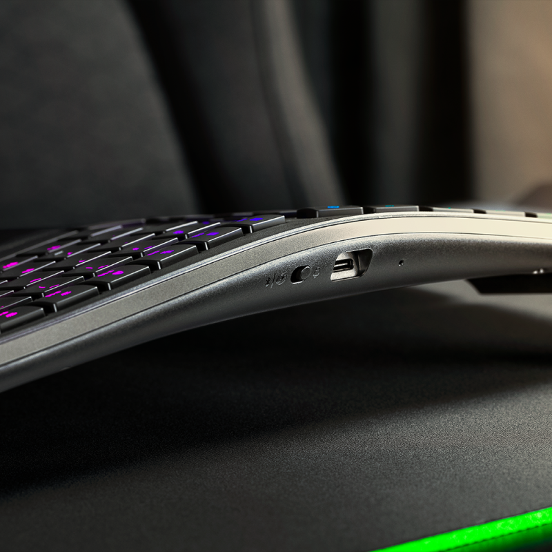 Razer Pro Type Ergo | Tastatūra | Bezvadu | ASV | Bluetooth | Šķērslēžu membrāna