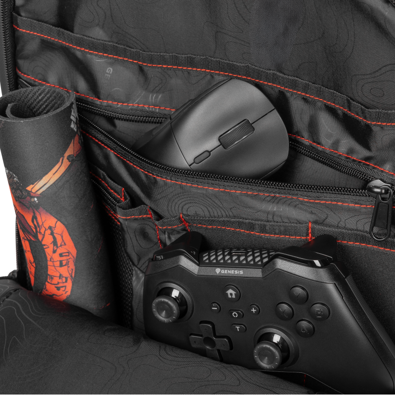 Genesis Pallad 510 | Fits up to size 17.3 " | Backpack | Shoulder strap | Black