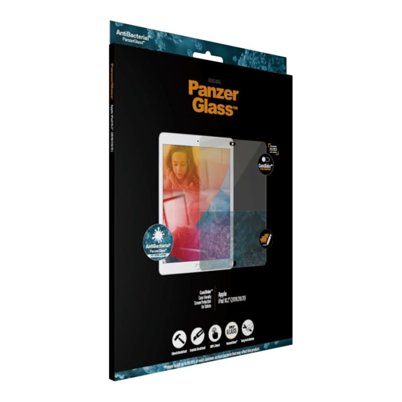 PanzerGlass | Screen Protector with CamSlider | iPad (19/20/21)CF | Transparent