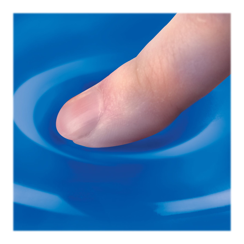 Fellowes | Mouse pad with wrist support CRYSTAL | Mouse pad with wrist pillow | 230 x 202 x 32 mm | Blue