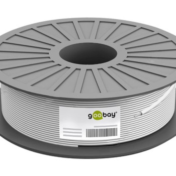 Goobay tīkla kabelis | CAT 6 U/UTP | AWG 23/1 | Kabeļa garums: 100 m | Melns