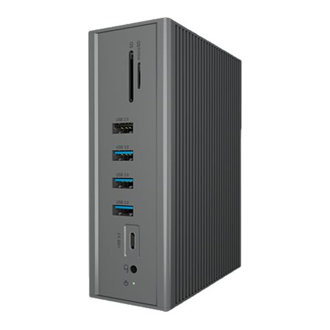 Raidsonic | Icy Box | IB-DK2262AC DockingStation | Dock | Ethernet LAN (RJ-45) ports 1 | VGA (D-Sub) ports quantity 1 | USB 3.0 (3.1 Gen 1) Type-C ports quantity 1 | USB 3.0 (3.1 Gen 1) ports quantity 3 | USB 2.0 ports quantity 3 | HDMI ports quantity 2 | Ethernet LAN