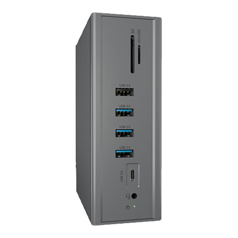 Raidsonic | Icy Box | IB-DK2262AC DockingStation | Dock | Ethernet LAN (RJ-45) ports 1 | VGA (D-Sub) ports quantity 1 | USB 3.0 (3.1 Gen 1) Type-C ports quantity 1 | USB 3.0 (3.1 Gen 1) ports quantity 3 | USB 2.0 ports quantity 3 | HDMI ports quantity 2 | Ethernet LAN