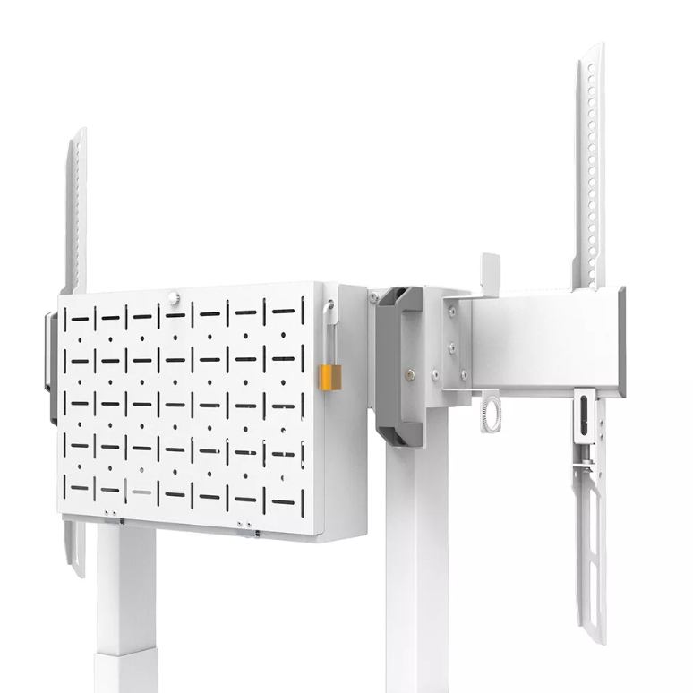 Neomounts stāvvāze | FL55-875WH1 TV ratiņi | Regulējams augstums | 55–100