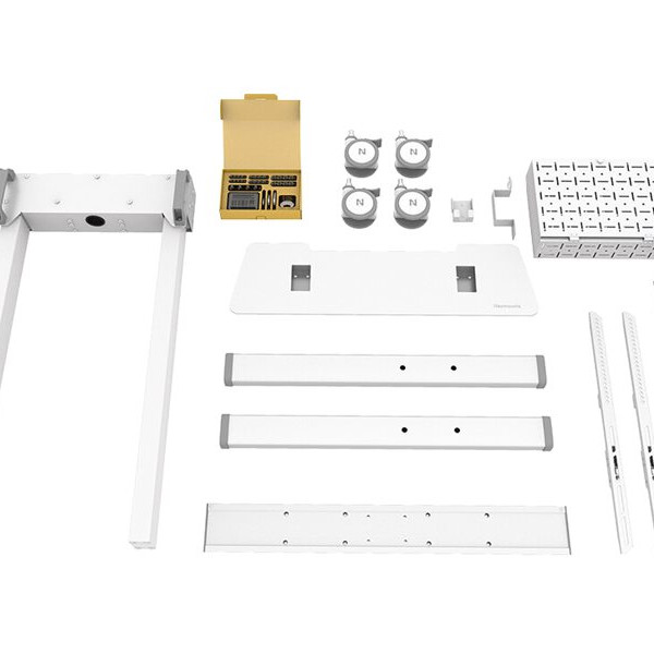 Neomounts stāvvāze | FL55-875WH1 TV ratiņi | Regulējams augstums | 55–100