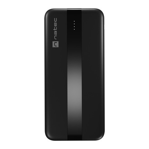 Natec Power Bank | Trevi Slim Q V2 | 10000 mAh | Melns