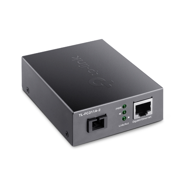 TP-LINK | Gigabitu vienrežīmju WDM mediakonvertors | TL-FC311A-2 | Gigabitu SC optiskā porta | 10/100/1000 Mbps RJ45 ports (Auto MDI/MDIX)