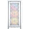 Corsair PC korpuss | Frame 4000D RS ARGB Modular | Balts | Mid-Tower