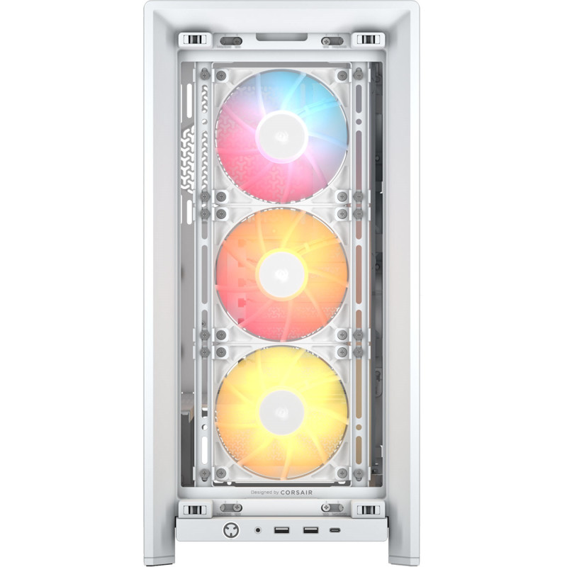 Corsair PC korpuss | Frame 4000D RS ARGB Modular | Balts | Mid-Tower