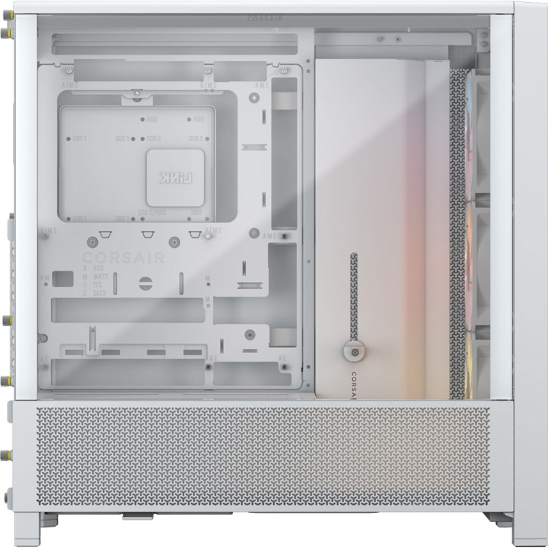 Corsair PC korpuss | Frame 4000D RS ARGB Modular | Balts | Mid-Tower