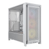 Corsair PC korpuss | Frame 4000D RS ARGB Modular | Balts | Mid-Tower