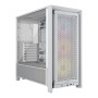 Corsair PC korpuss | Frame 4000D RS ARGB Modular | Balts | Mid-Tower
