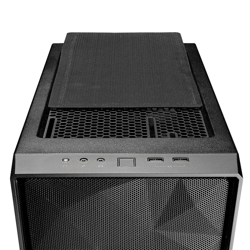 Fractal Design | Meshify C | FD-CA-MESH-C-BKO | Sānu logs | Melna | ATX | ATX