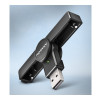 AXAGON Foldable pocket USB-A contact Smart/ID card reader | CRE-SMPA