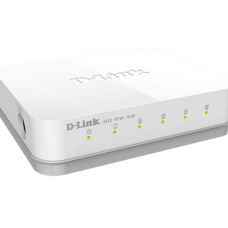 D-Link | Slēdzis | GO-SW-5G/E | Nevadāms | Galda | 5 Gigabitu Ethernet (vara) porta | Ārējais barošanas avots