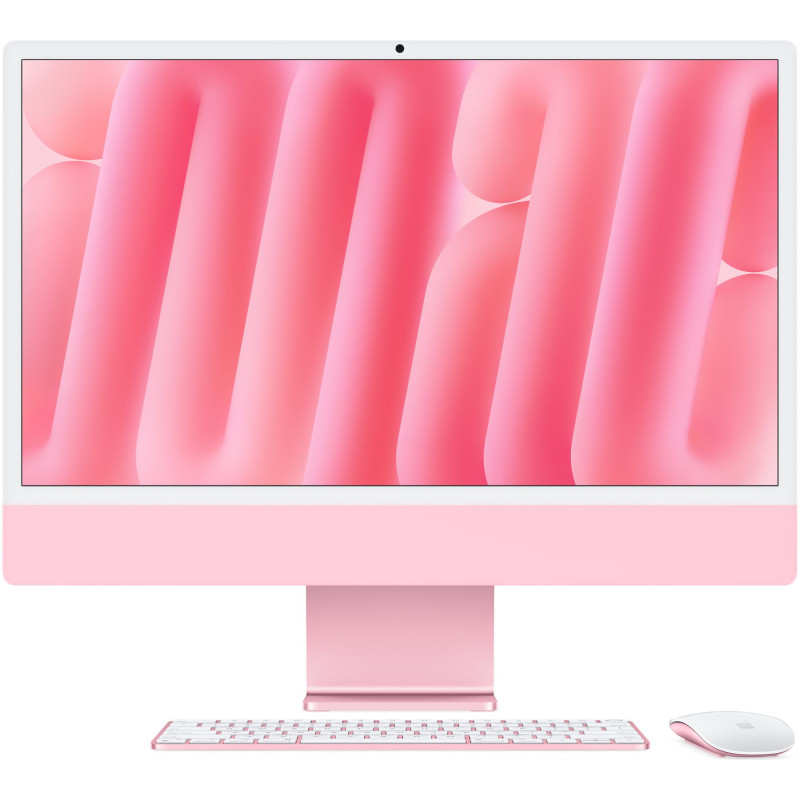 Apple iMac 24” 4.5K Retina, Apple M4 10C CPU, 10C GPU/16GB/256GB SSD/Rozā/RUS | Apple