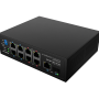 Lanberg PoE slēdzis 4xBT 4xAT SFP/ETH Din Nevadīts Fast Ethernet | ILFE-8P-1GE-1S-120 | Unmanaged | Din sliede, Rack