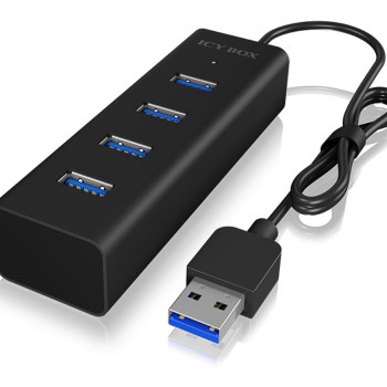 Raidsonic | 4 portu USB 3.0 koncentrators | IB-HUB1409-U3