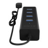 Raidsonic | 4 port USB 3.0 hub | IB-HUB1409-U3