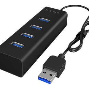 Raidsonic | 4 port USB 3.0 hub | IB-HUB1409-U3