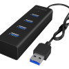 Raidsonic | 4 port USB 3.0 hub | IB-HUB1409-U3