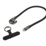 Lanberg USB-C M/M kakla/atslēgu piekariņa kabelis, 0.3 m, 240 W | CA-CMCM-10LN-0003-BK