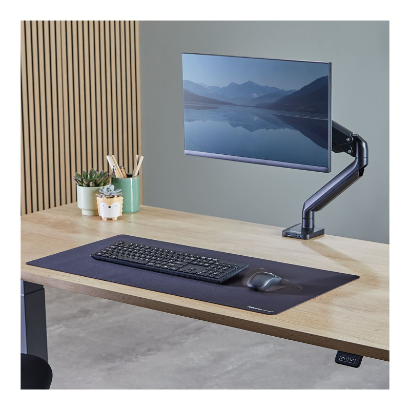 Fellowes Desk Mat | Breyta | 800 x 400 x 2.5 mm | Black