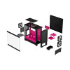 Fractal Design | Pop Air RGB | Sānu logs | Magenta Core TG Clear Tint | ATX, mATX, Mini ITX | ATX