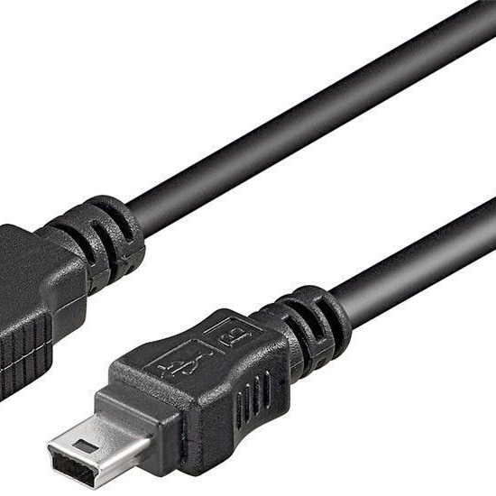 Goobay | USB 2.0 Hi-Speed kabelis | 50768 | USB-A uz mini-USB USB 2.0 spraudnis (type A) | USB 2.0 mini spraudnis (type B, 5-pin)