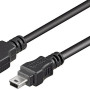 Goobay | USB 2.0 Hi-Speed kabelis | 50768 | USB-A uz mini-USB USB 2.0 spraudnis (type A) | USB 2.0 mini spraudnis (type B, 5-pin)