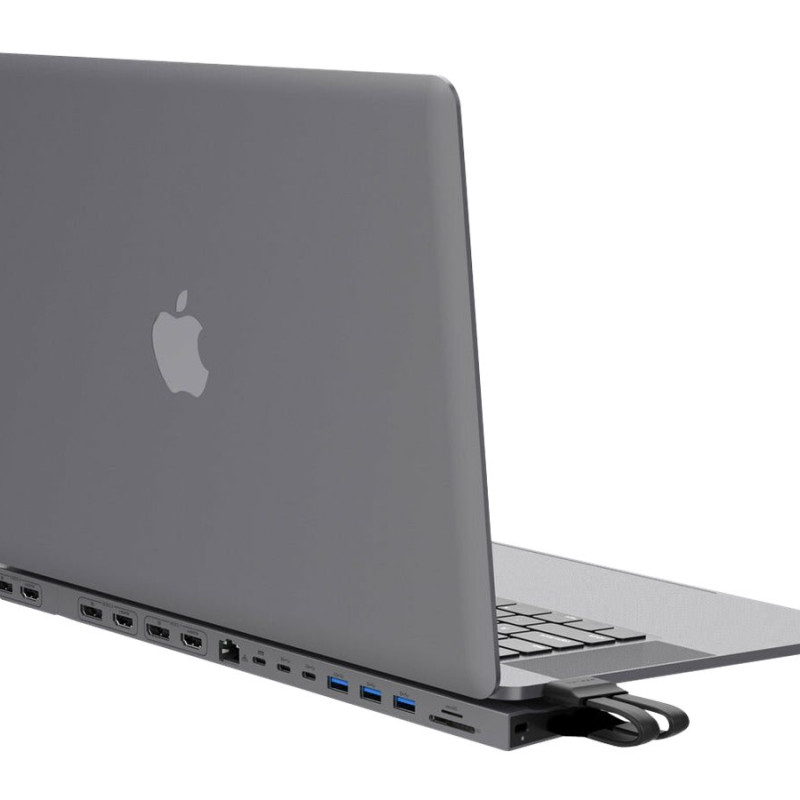 Hyper | HyperDrive Triple-4K dokstacija — For Intel & M1/M2 Pro/Max MB Pro