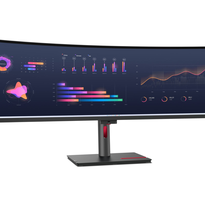 Lenovo | ThinkVision | P49w-30 | 49 " | IPS | 32:9 | 60 Hz | 4 ms | 5120 x 1440 | 350 cd/m² | HDMI ports quantity 2 | Black