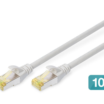 Digitus | CAT 6A S/FTP komutācijas kabelis, 10 gab. | DK-1644-A-010-10 | S/FTP | Pelēks