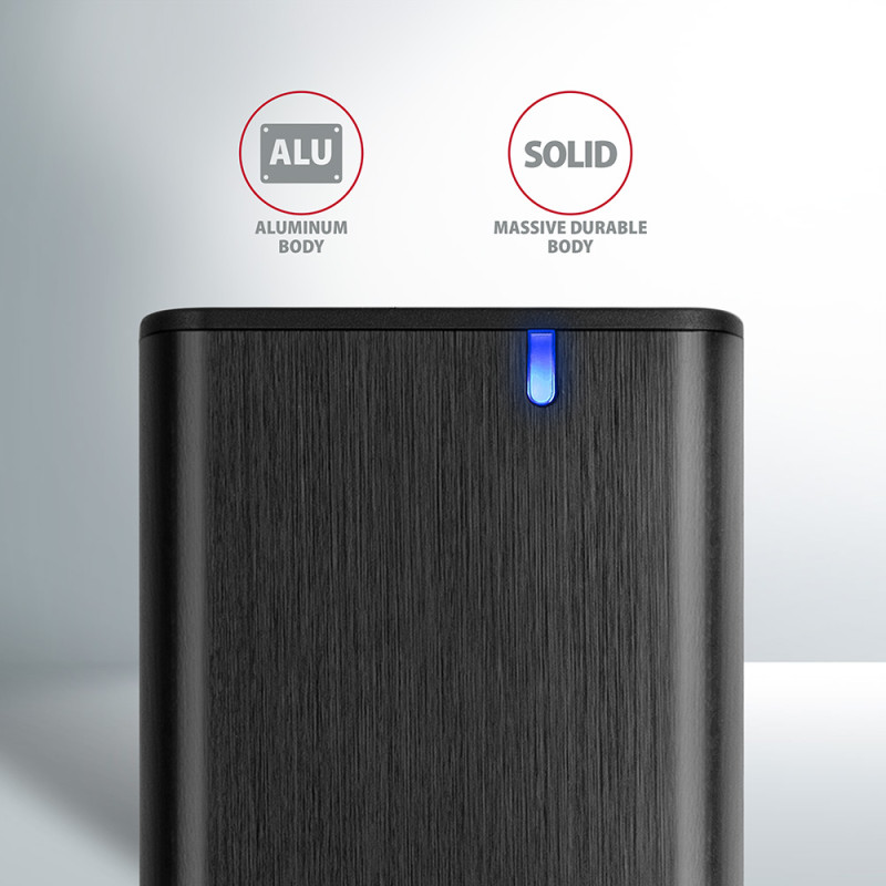 AXAGON External USB-C 3.2 Gen 2 metal box for M.2 SATA SSD disks | EEM2-SBC