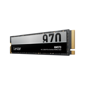 Lexar SSD | NM970 | 1000 GB | SSD faktors M.2 2280 | Cietā stāvokļa disks interfeiss PCIe Gen 5x4 | Lasīšanas ātrums 11000 MB/s | Rakstīšanas ātrums 10000 MB/s