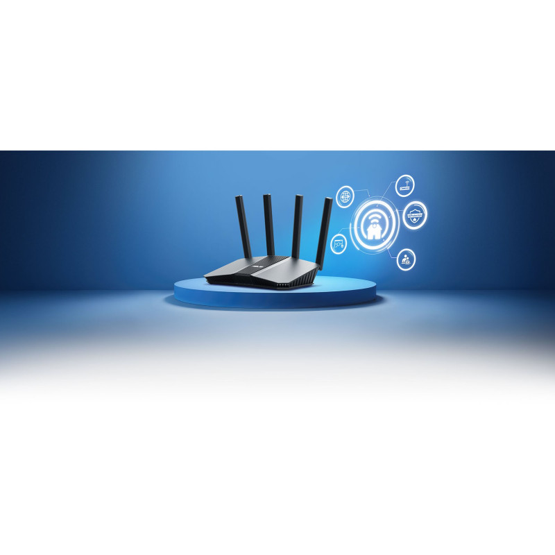 Asus | Bezvadu maršrutētājs | RT-BE55 Divjoslu | 802.11be | 688+2882 Mbit/s | Mesh atbalsts Jā | MU-MIMO Nē | Nav mobila platjosla | Antenas tips Ārēja