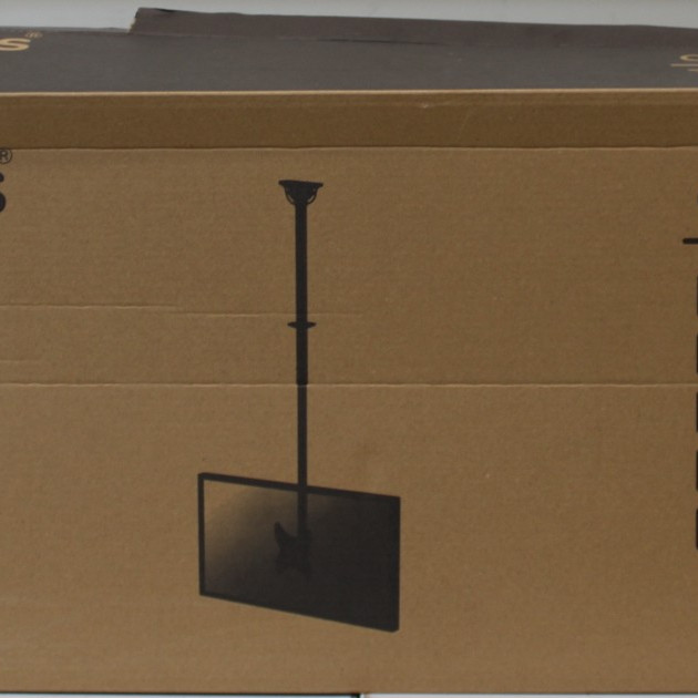 IZPĀRDOŠANA. Neomounts CL35-340BL12 monitora/TV stiprinājums pie griestiem 1 ekrānam - 23-42" - max 50 kg - VESA 100x100-200x200 - h 106-156 cm - melns | Neomounts CL35-340BL12 monitora/TV stiprinājums pie griestiem | Regulējams augstums, pagriešana, slīpums, rotācija | 23-42" | Maksimālais svars (kapacitāte) 50 kg | BOJĀTA IEPAKOJUMA | Melns