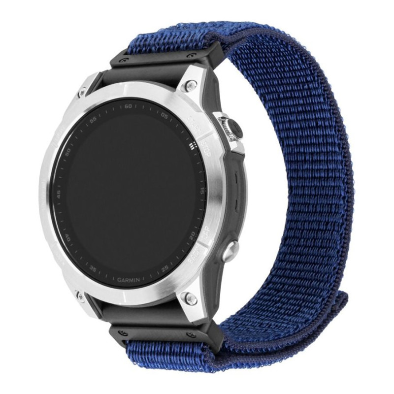 Fixed | Sporta siksniņa Garmin QuickFit 22mm | 160–210 mm | Tumši zila | Neilons
